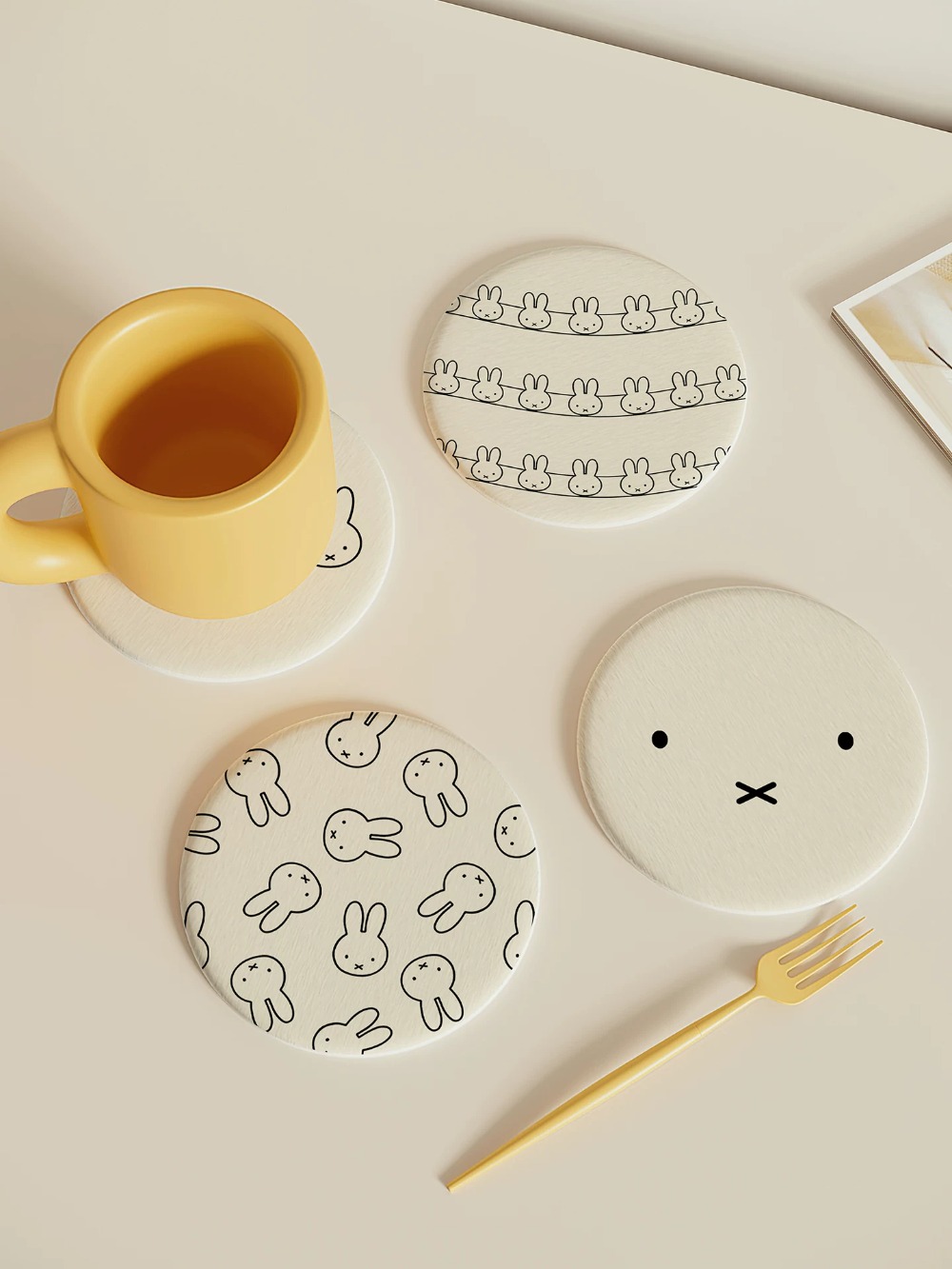 Coffee Y Tea - Miffy Diatom Mud Coaster Cute Absorbent