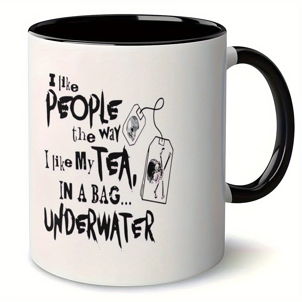 Coffee Like Tea Bags - 1pc 11oz Ceramic Coffee Mug -