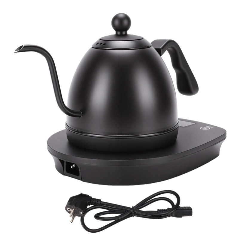 Pour Over Kettle - 1000W Electric Gooseneck Kettle 600ml Stainless