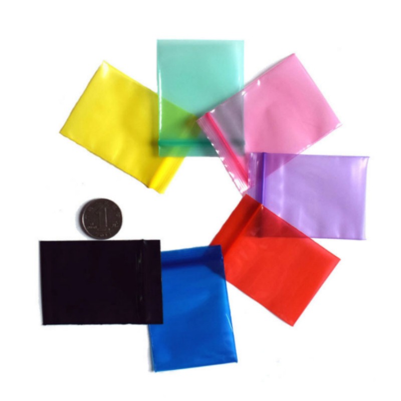 Coffee Tea House - 50/100PCS Thick PE Plastic Ziplock Jewelry
