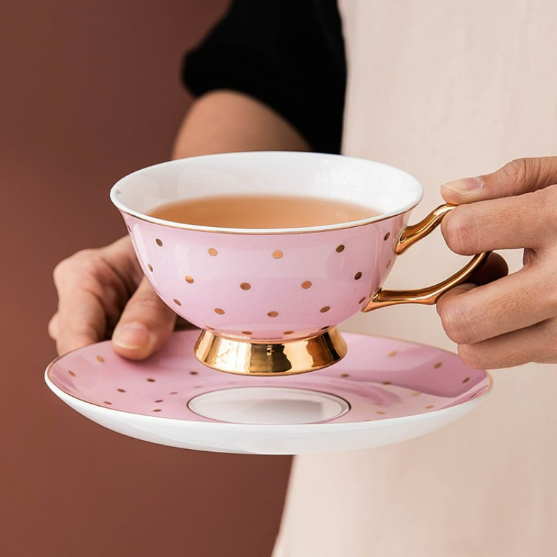 Ceramic Pink Coffee Mugs with  - огляд і ціна Coffee Tea Catering