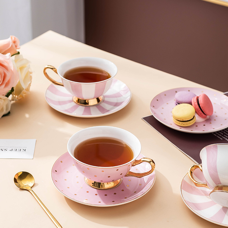 Ceramic Pink Coffee Mugs with  - огляд і ціна Coffee Tea Catering