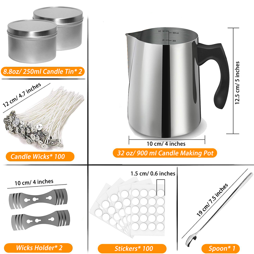 Candle Making Starter Kit Supp - огляд і ціна Pour Over Kettle