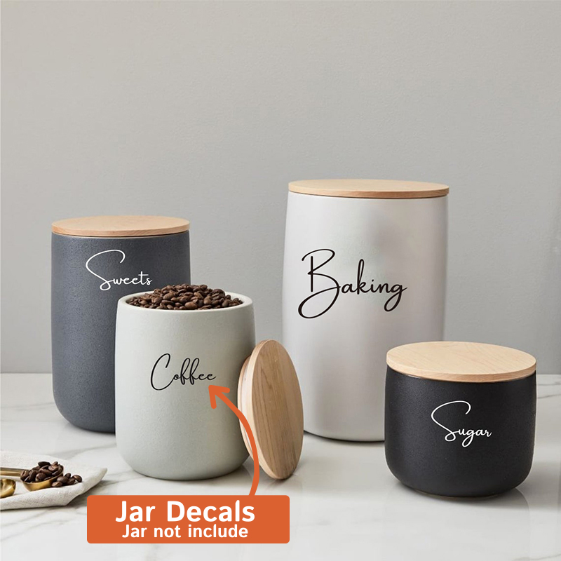 Decal Only 8Pcs Kitchen Organi - огляд і ціна Switching Coffee To Tea