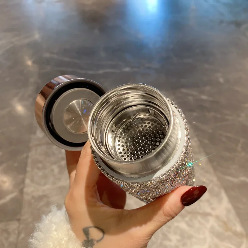 Bling Portable Thermos Cup wit - огляд і ціна Coffee Tea Infuser