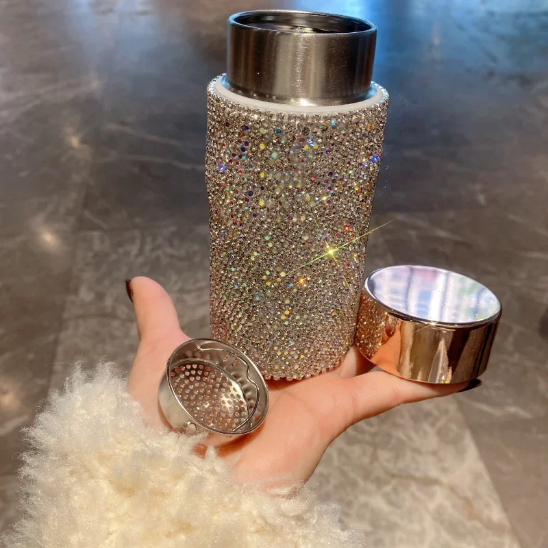 Bling Portable Thermos Cup wit - огляд і ціна Coffee Tea Infuser