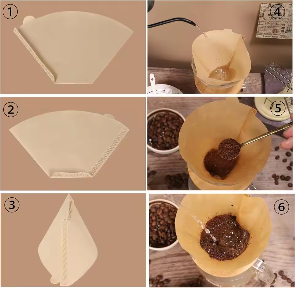 50pcs/set Log Pulp Paper Coffe - огляд і ціна Coffee Tea Infuser
