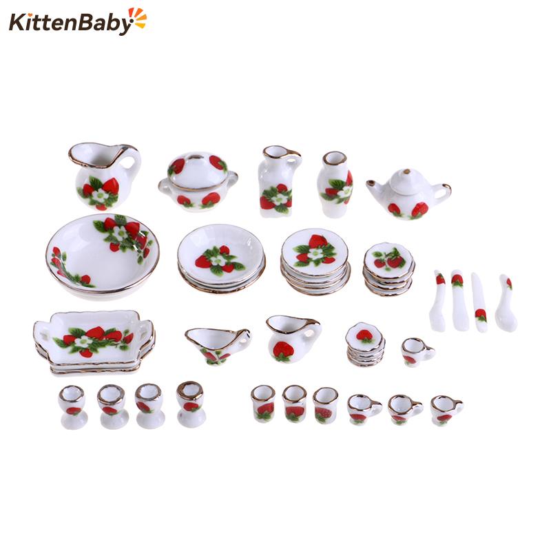 1 Set 1:12 Miniature Doll Hous - огляд і ціна Coffee Tea Catering