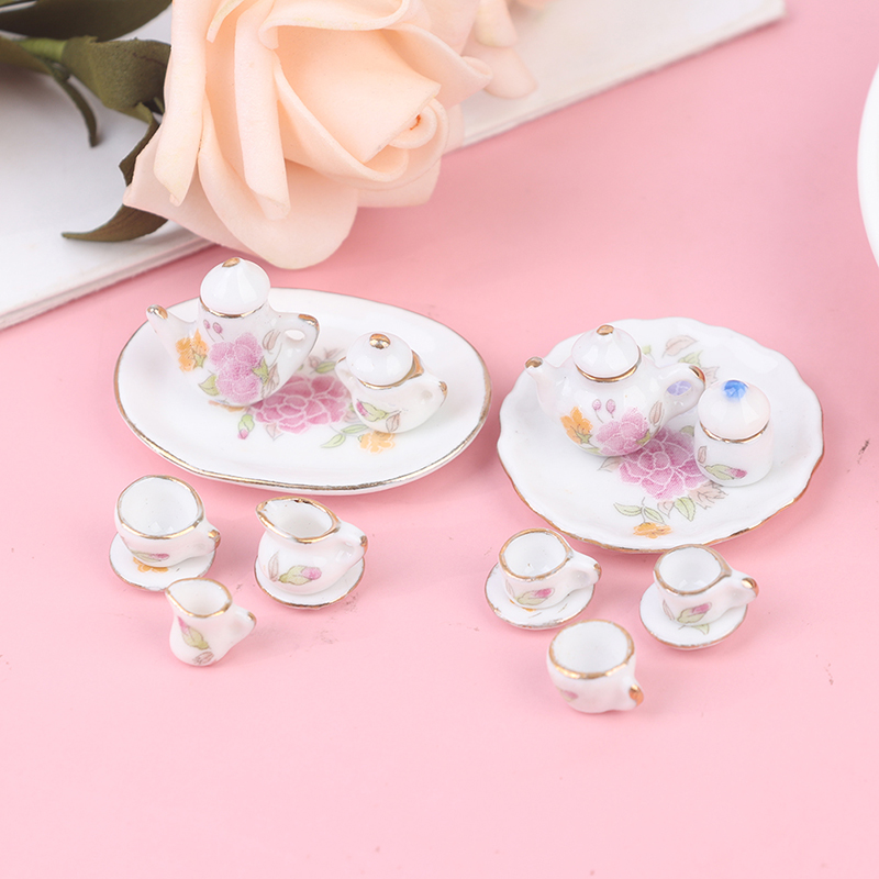 8PCS 1/12 Miniature Doll House - огляд і ціна Coffee Tea House