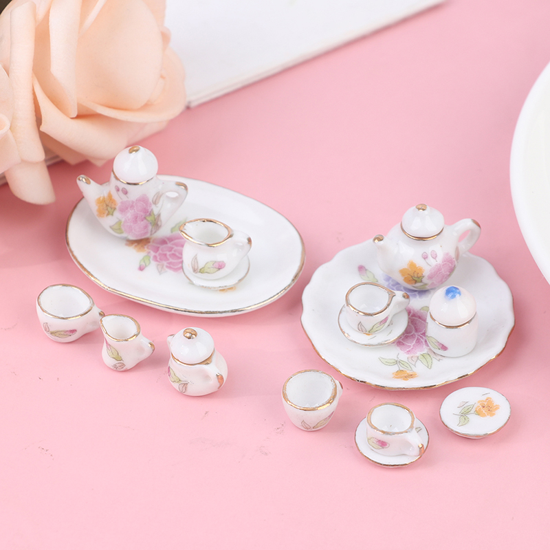 8PCS 1/12 Miniature Doll House - огляд і ціна Coffee Tea House