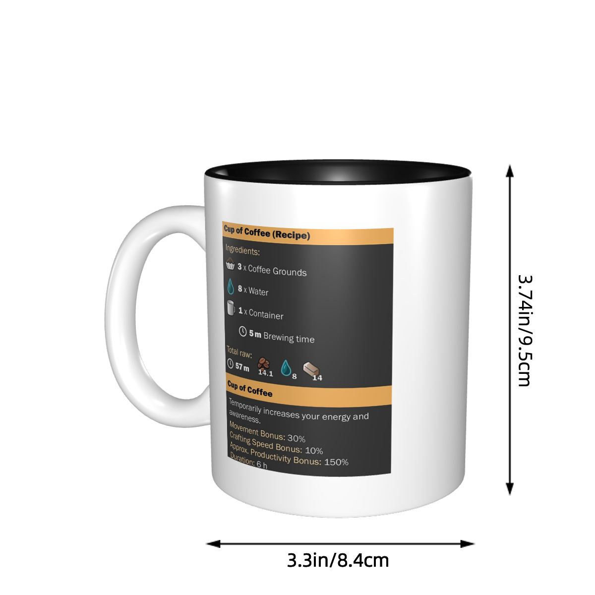 Cup Of Coffee (Recipe) Mug Fun - огляд і ціна Coffee Milk Tea Recipe