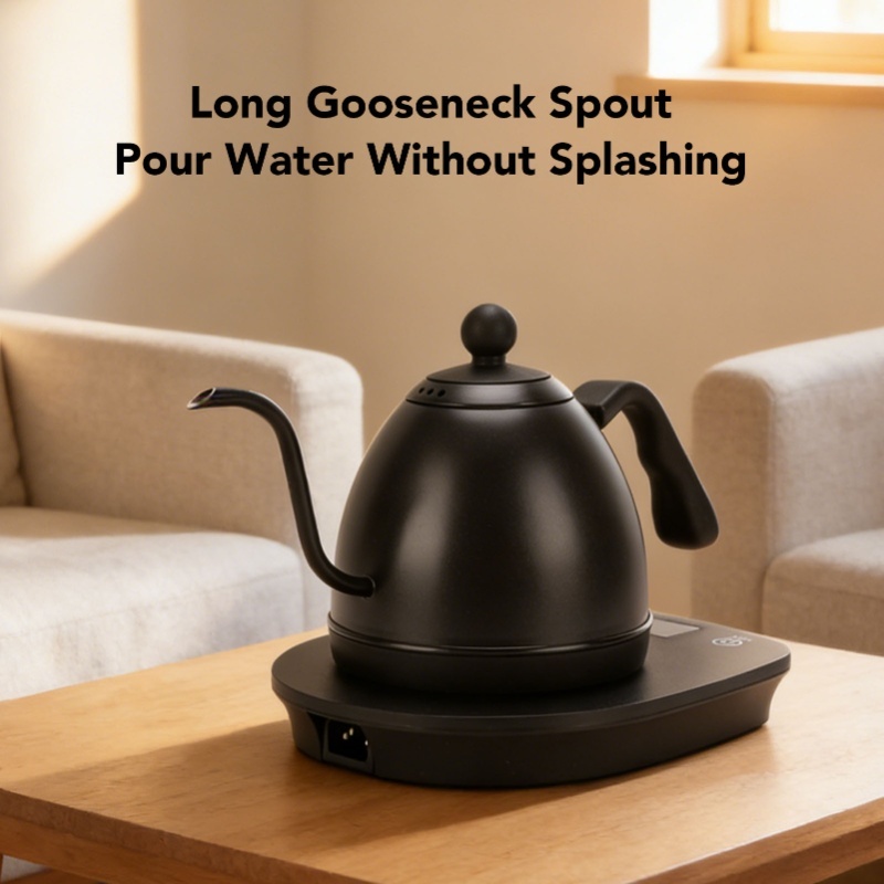 1000W Electric Gooseneck Kettl - огляд і ціна Pour Over Kettle