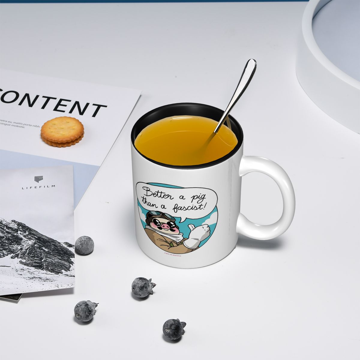 Better A Pig Than A Fascist! M - огляд і ціна Coffee Better Than Tea