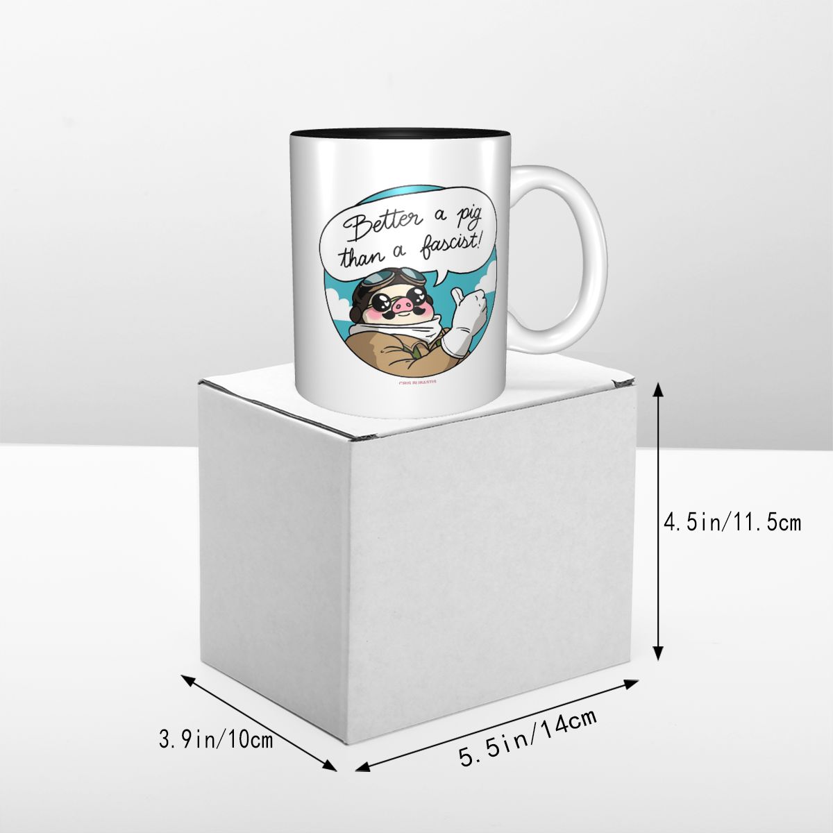 Better A Pig Than A Fascist! M - огляд і ціна Coffee Better Than Tea