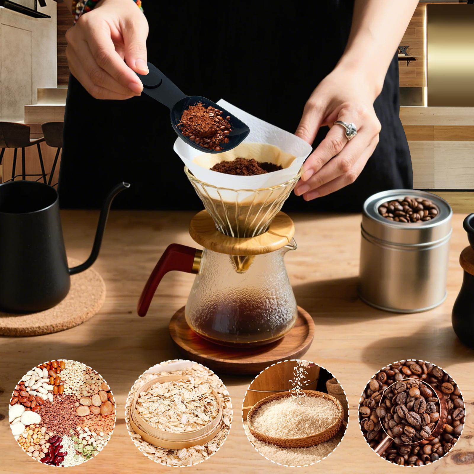 Coffee Scoop with Clip Multi-p - огляд і ціна Coffee Tea Leaf And Bean