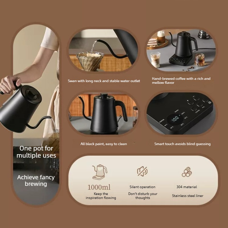 Electric Gooseneck Coffee Kett - огляд і ціна Pour Over Kettle