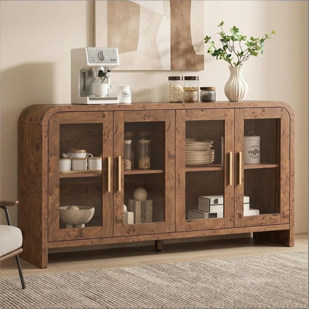 Sideboard Buffet Cabinet with  - огляд і ціна Coffee & Tea Maker Machine