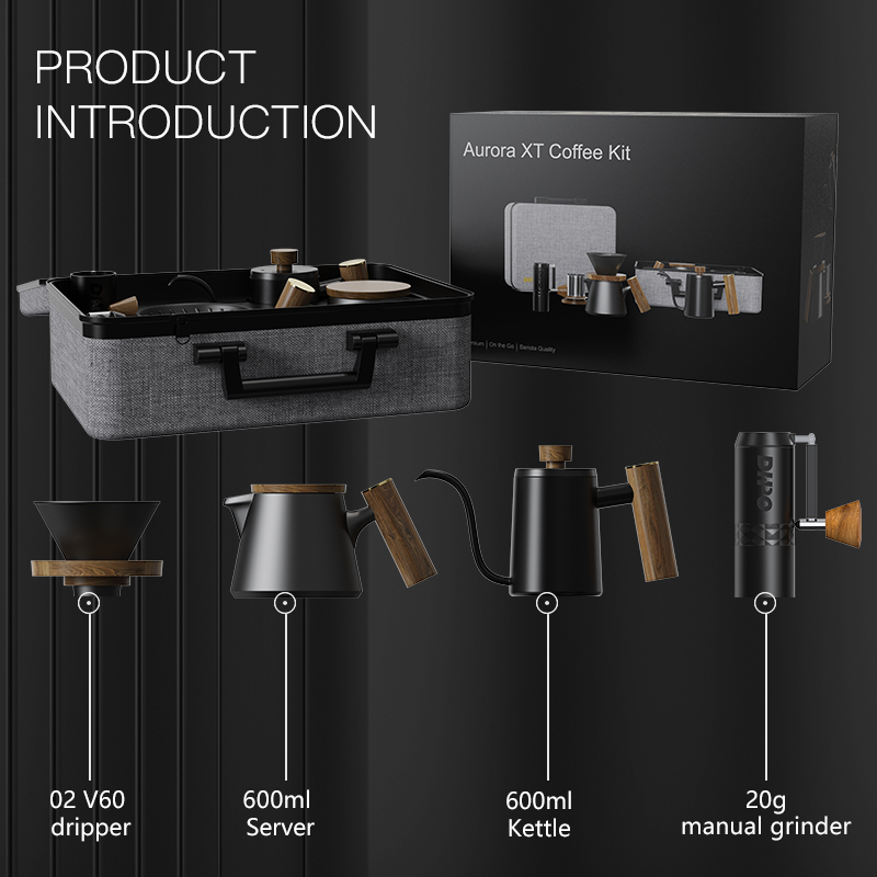 DHPO Luxury Coffee Kit Set wit - огляд і ціна Pour Over Kettle