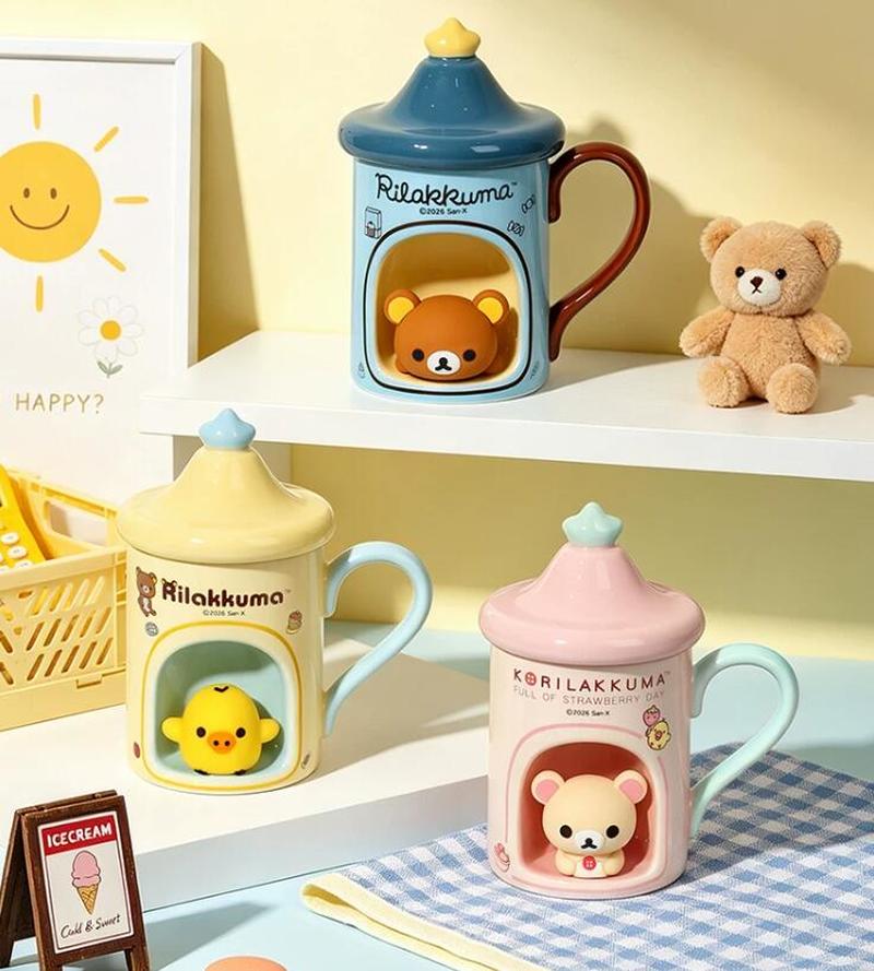 In Stock Mug Cup With Lid Cute - огляд і ціна Coffee Y Tea