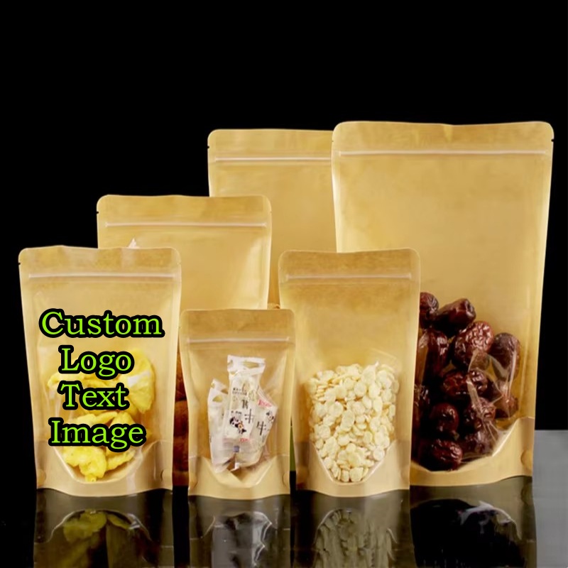 100PCS Clear Stand-up Kraft Pa - огляд і ціна Coffee Tea House